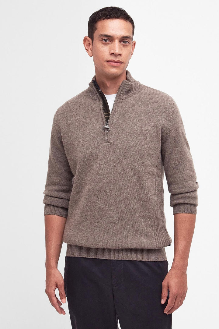 BARBOUR Holden Half Zip Military Marl - Dale