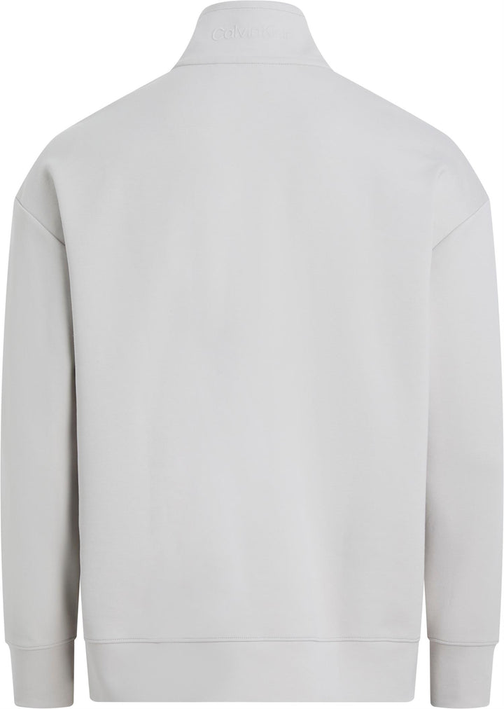 CALVIN KLEIN Tech Interlock Quarter-Zip Dove - Dale