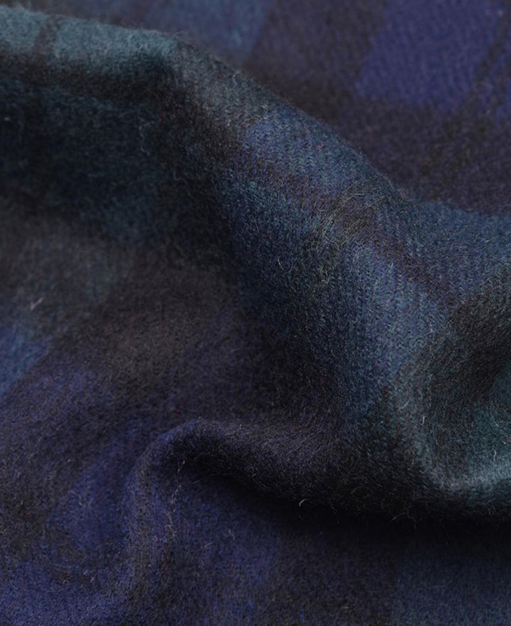 BARBOUR New Check Tartan Scarf Black Watch - Dale