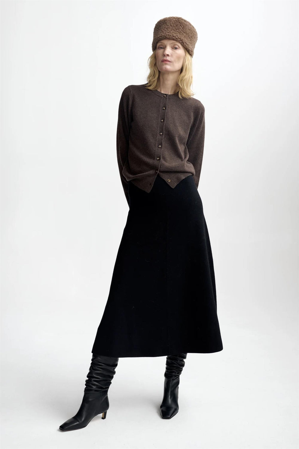 CHRISTIAN AKS Diana Wool Cashmere Cardigan - Dale