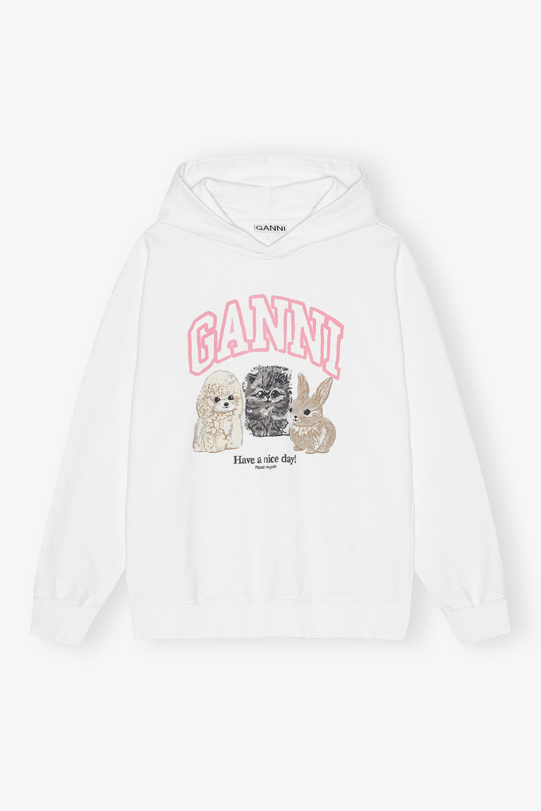 GANNI Animal Print Hoodie - Dale
