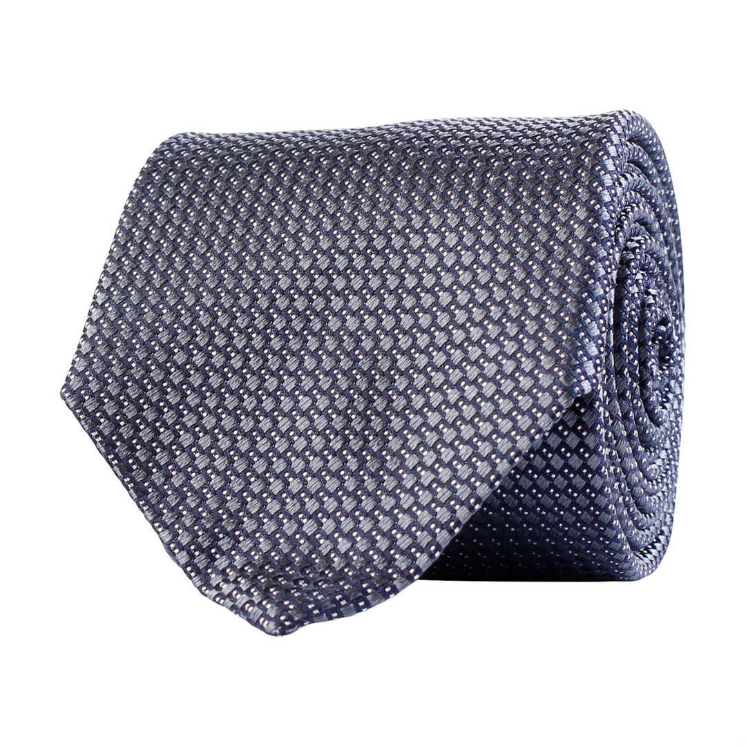 AMANDA CHRISTENSEN CLASSIC MICRO PATTERN TIE GREY - Dale