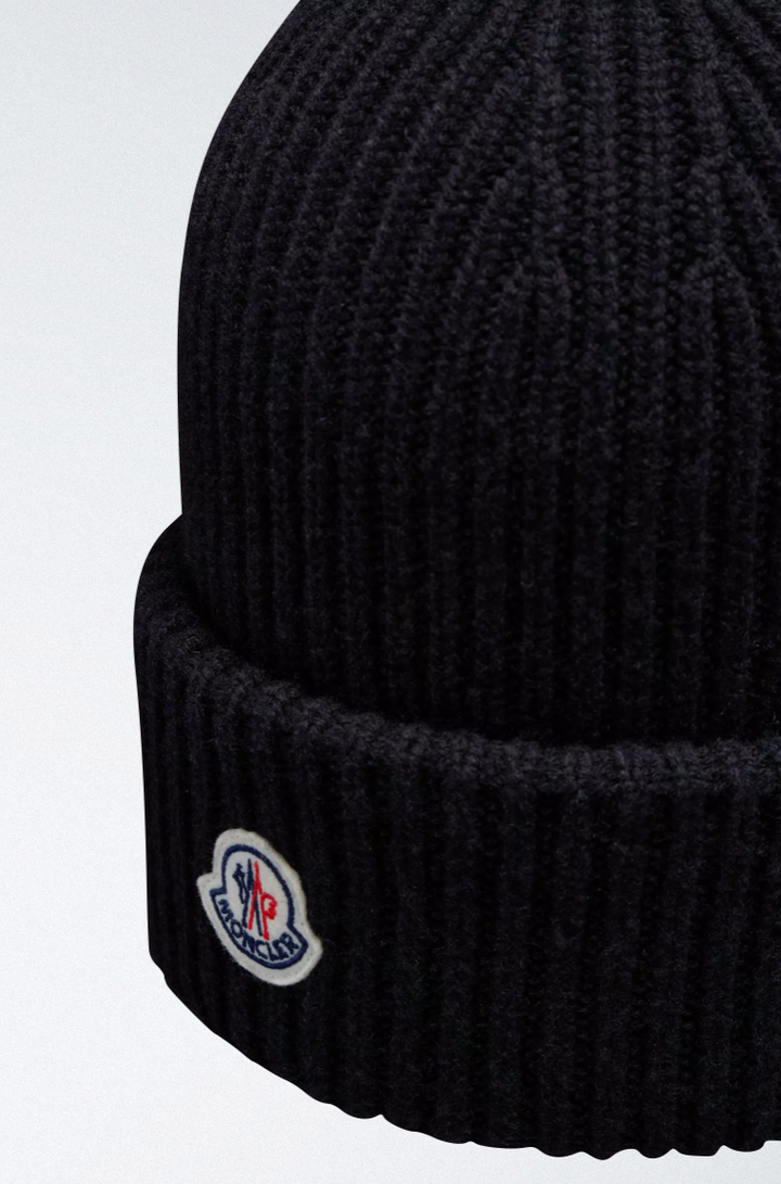 MONCLER Woolen Beanie Black - Dale
