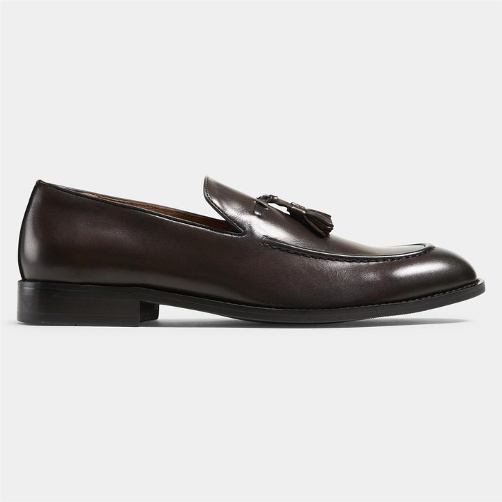 TGA Tassle Loafer Dk Brown - Dale