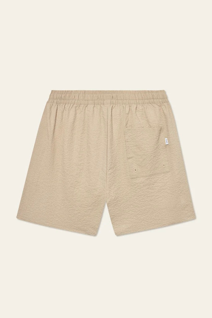 LES DEUX Stan Seerseucker Swim Shorts Irish Cream - Dale