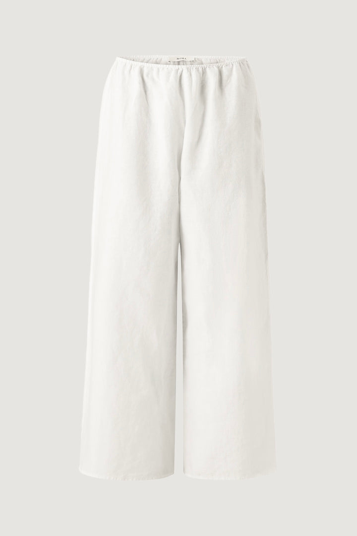 AVORA Linen Sailor Pant White - Dale