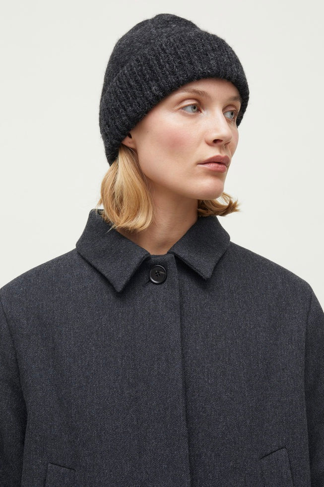 AIAYU Baby Beanie Pure Dark Grey - Dale