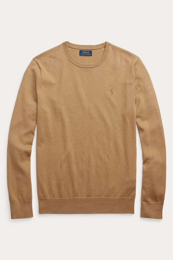 POLO RALPH LAUREN Cotton-Cashmere Crewneck Jumper Tan - Dale