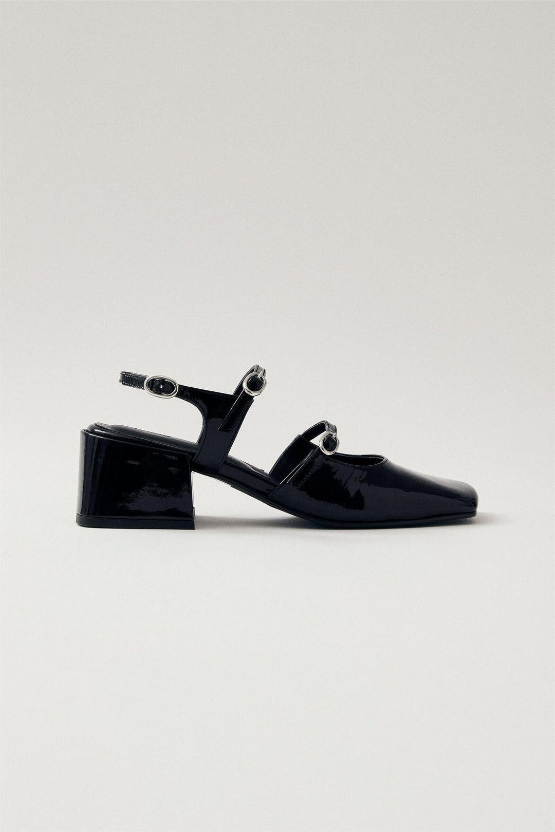 ALOHAS Withnee Onix Black Leather Pumps - Dale