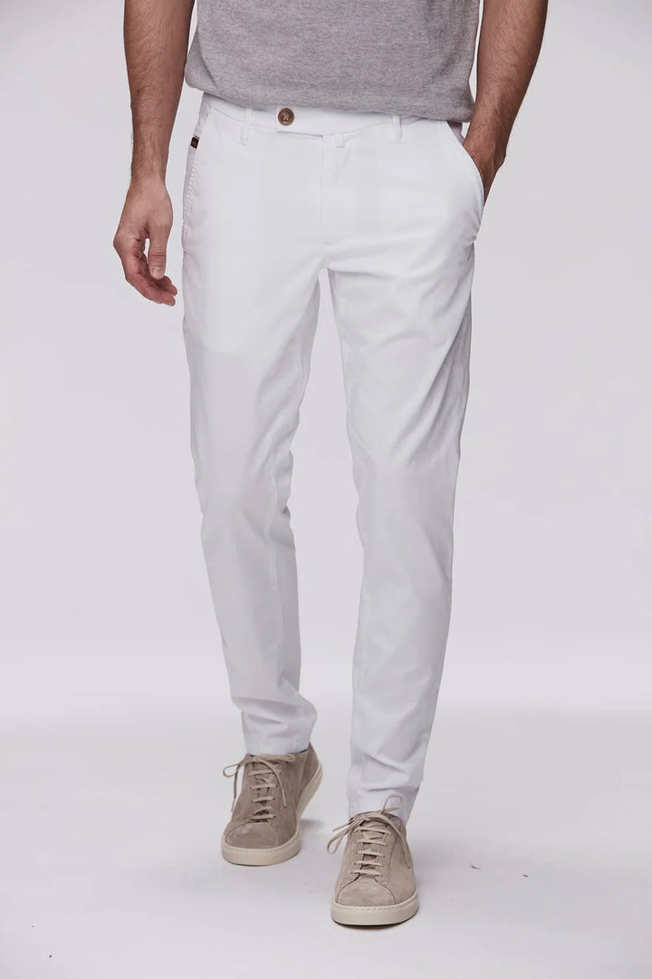 MINOSS Werno Satin Chino White - Dale