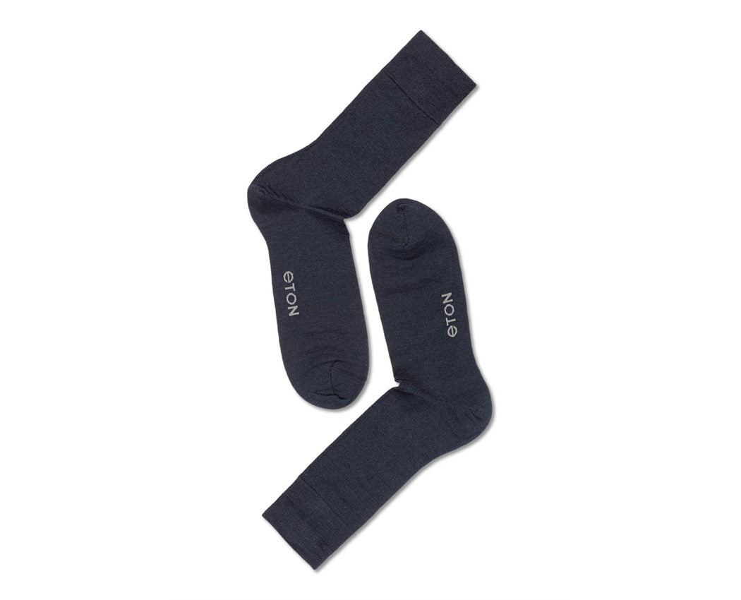 ETON Fine Wool Plain Dk Blue 41-45 - Dale