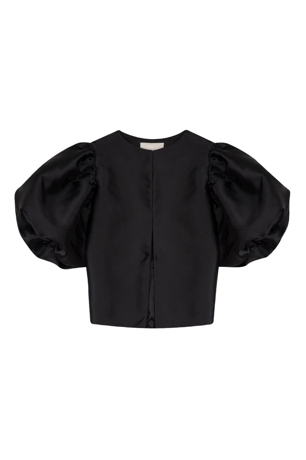 BY MALINA Cleo Pouf Sleeve Blouse Black - Dale