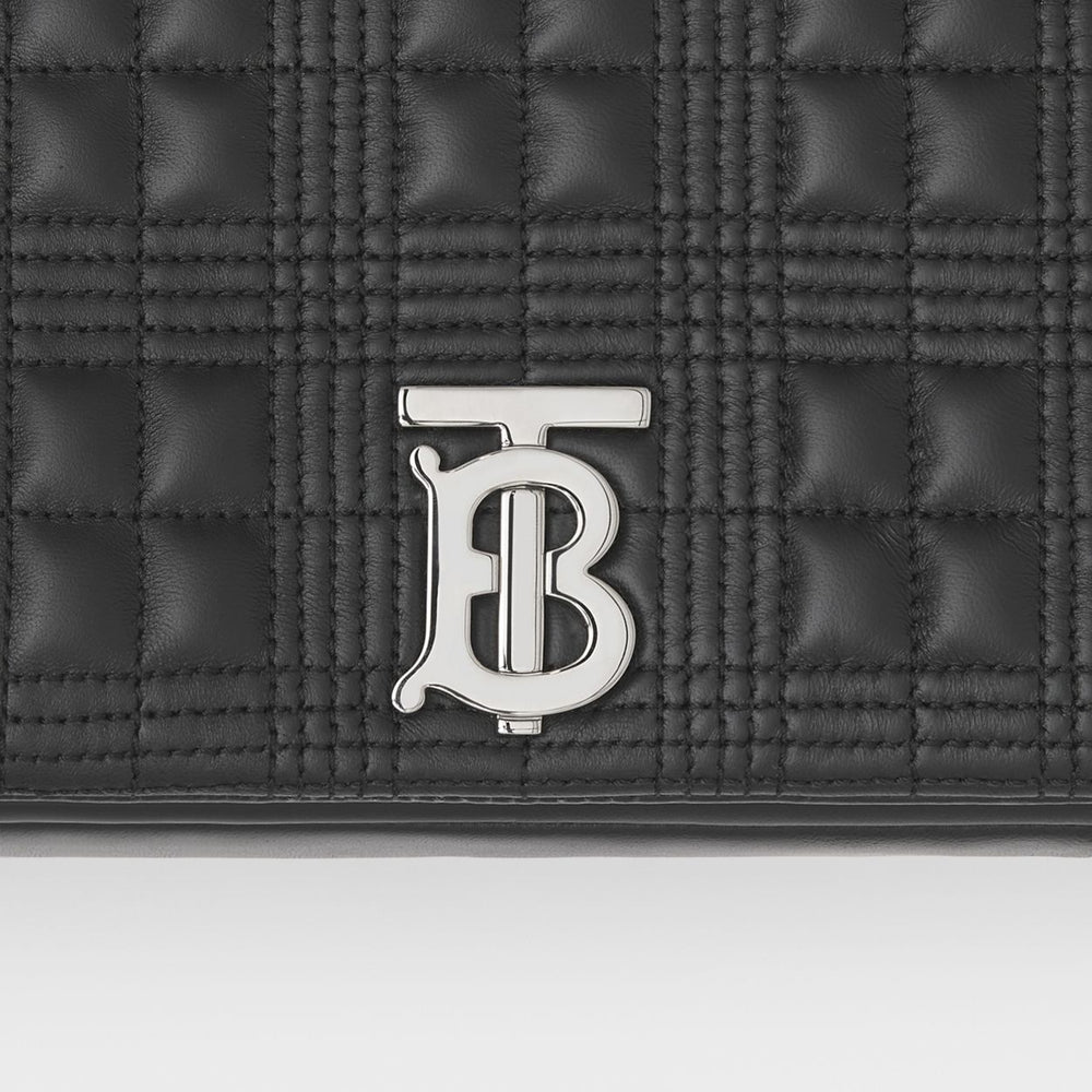 BURBERRY Lola Crossbody Bag Black With Silver - Dale