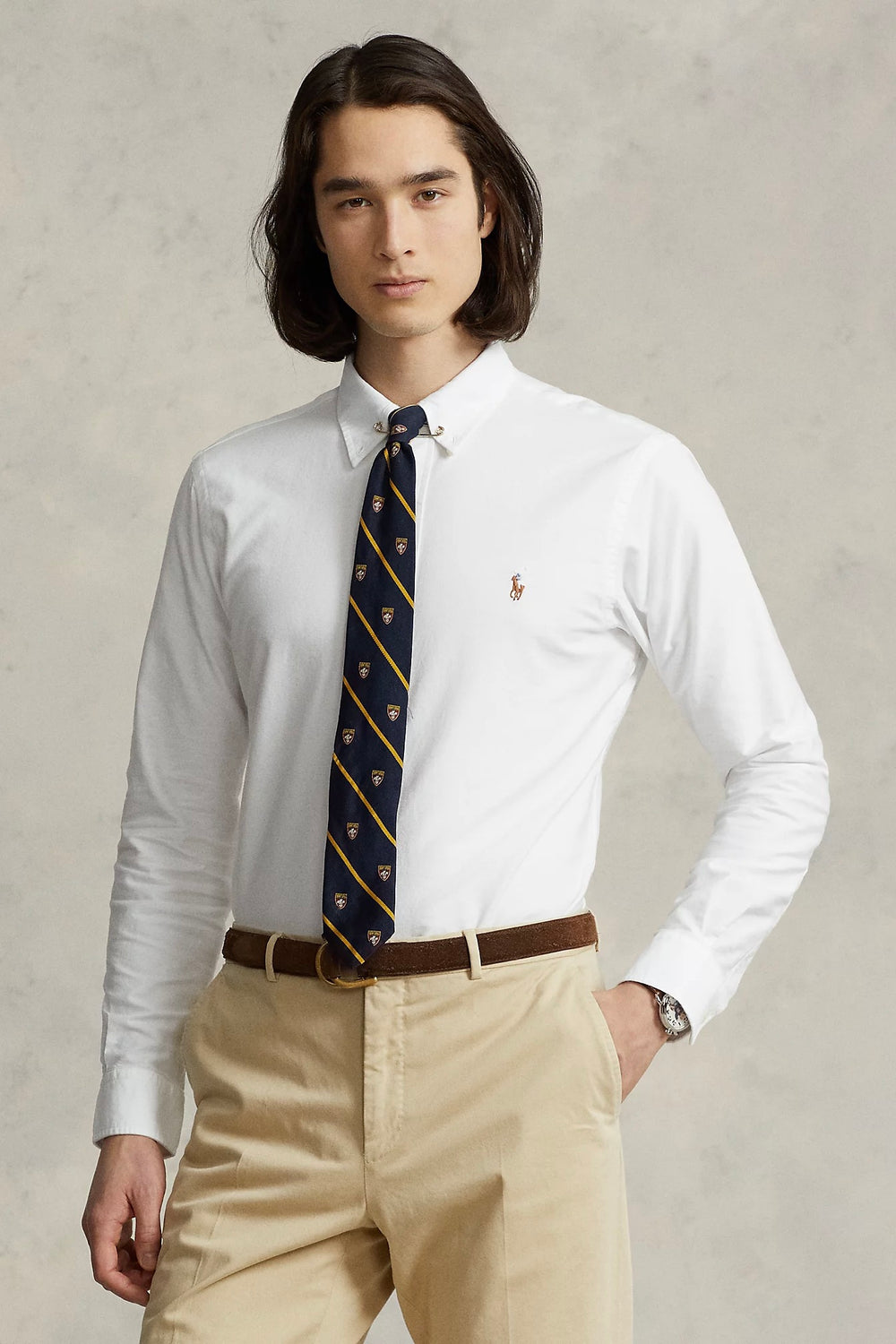 POLO RALPH LAUREN - Custom Fit Oxford Shirt White - Dale