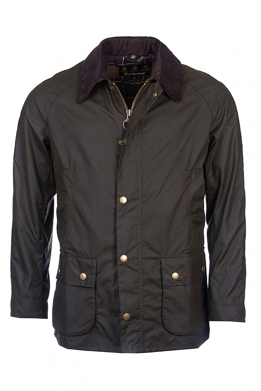 BARBOUR Ashby Waxed Jacket Olive - Dale