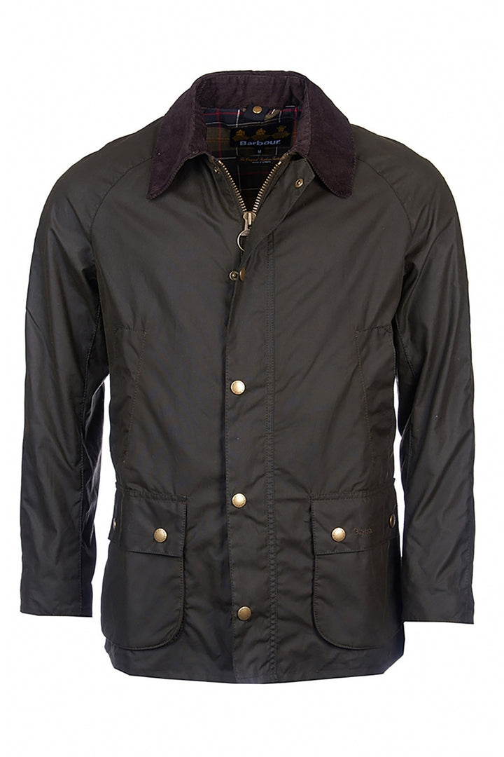BARBOUR Ashby Waxed Jacket Olive - Dale