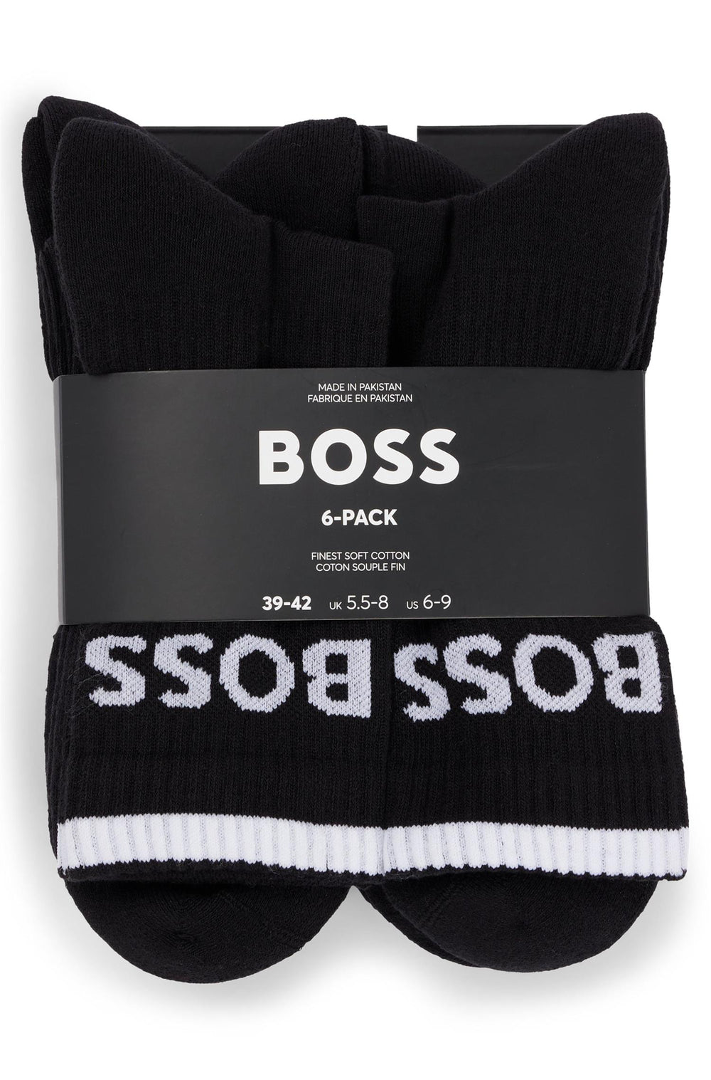 BOSS 6P QS Stripe Tennis Black - Dale