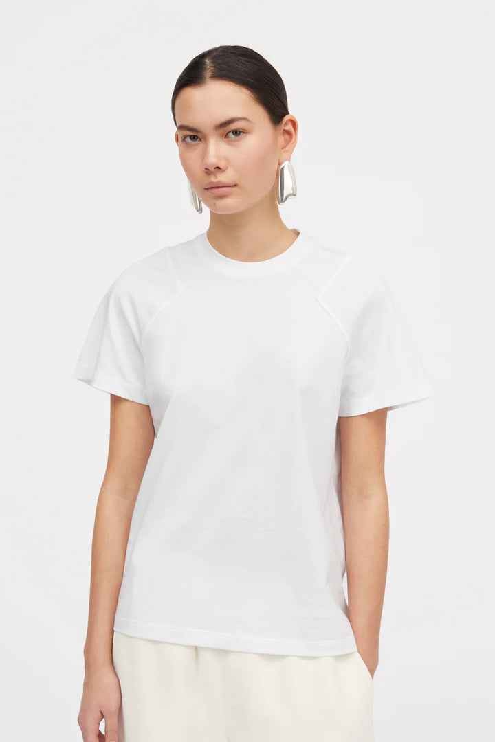 MKDT. (Mark Tan) LAIA COTTON T-SHIRT WHITE - Dale