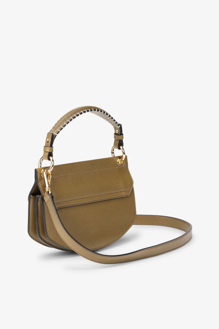 GANNI Apo-G Bag Mini Top Handle Military Olive - Dale