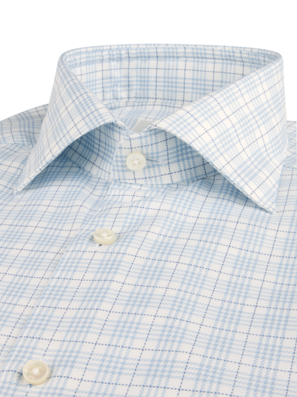 STENSTRÖMS Fitted Body Blue Check - Dale