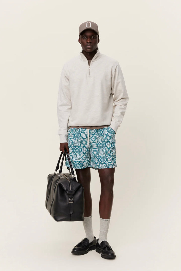 LES DEUX Dexter Half-Zip Sweatshirt - Dale