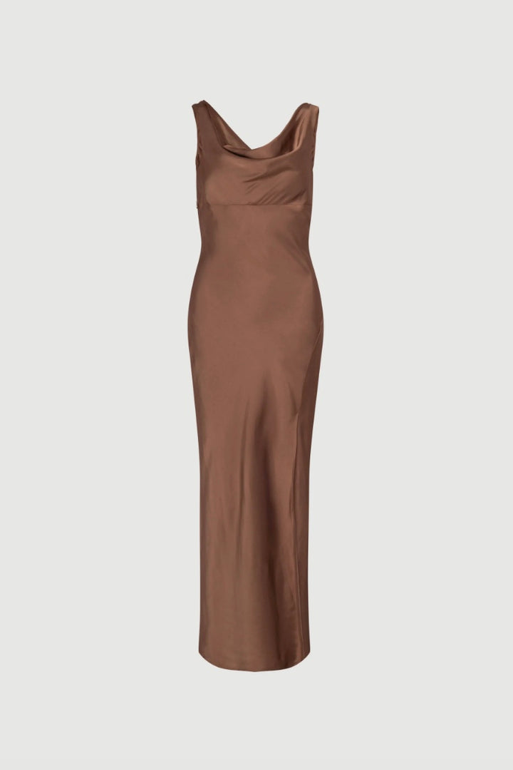 ENVELOPE 1976 Cameron Dress Mocca - Dale