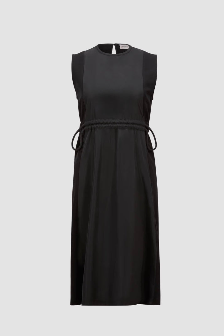 MONCLER Cotton Knee-Length Dress Black - Dale