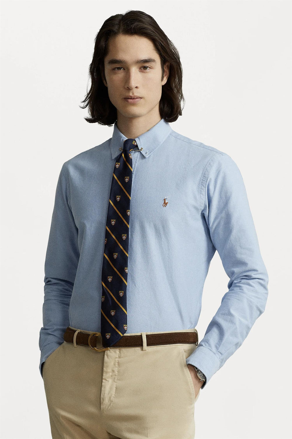 POLO RALPH LAUREN - Custom Fit Oxford Shirt - Blue - Dale