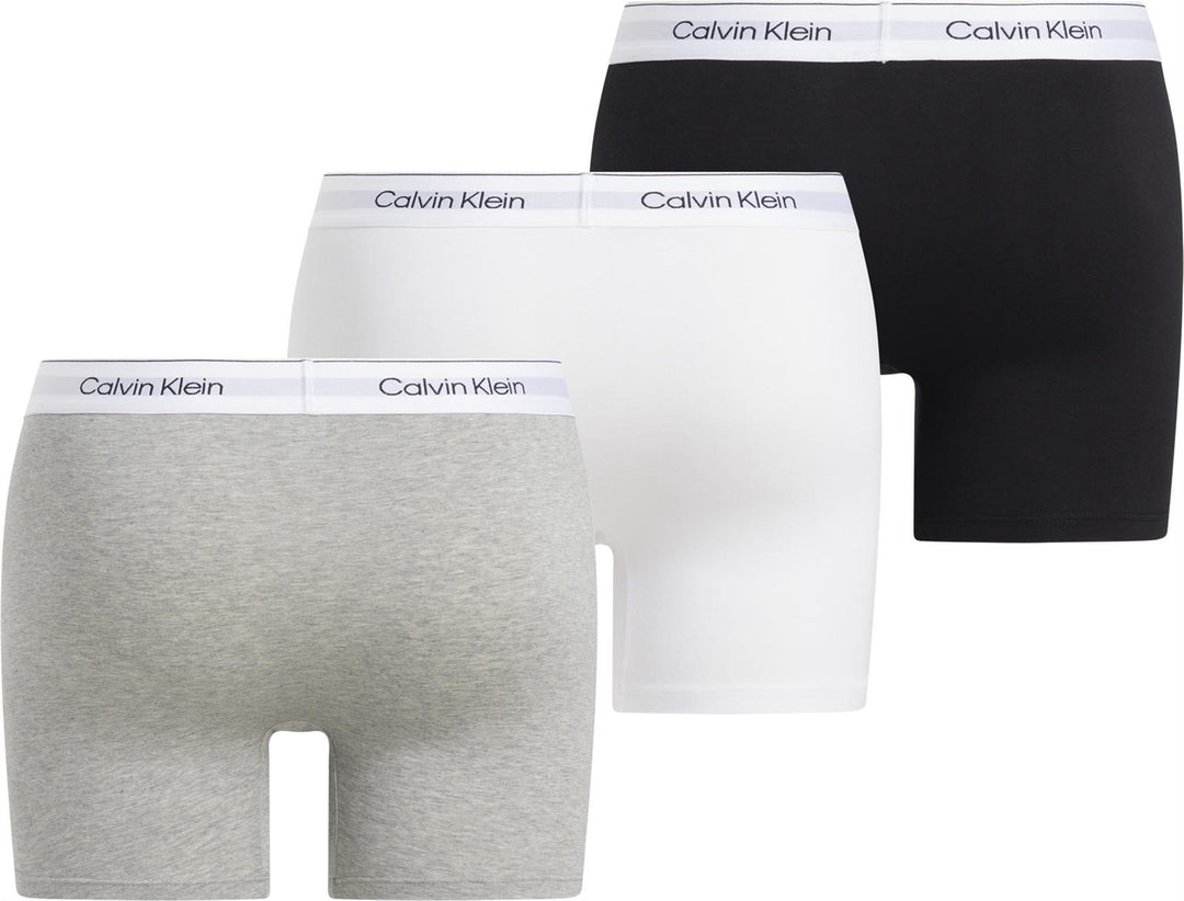 CALVIN KLEIN UNDERWEAR BOXER BRIEF 3PK Grey White Black - Dale