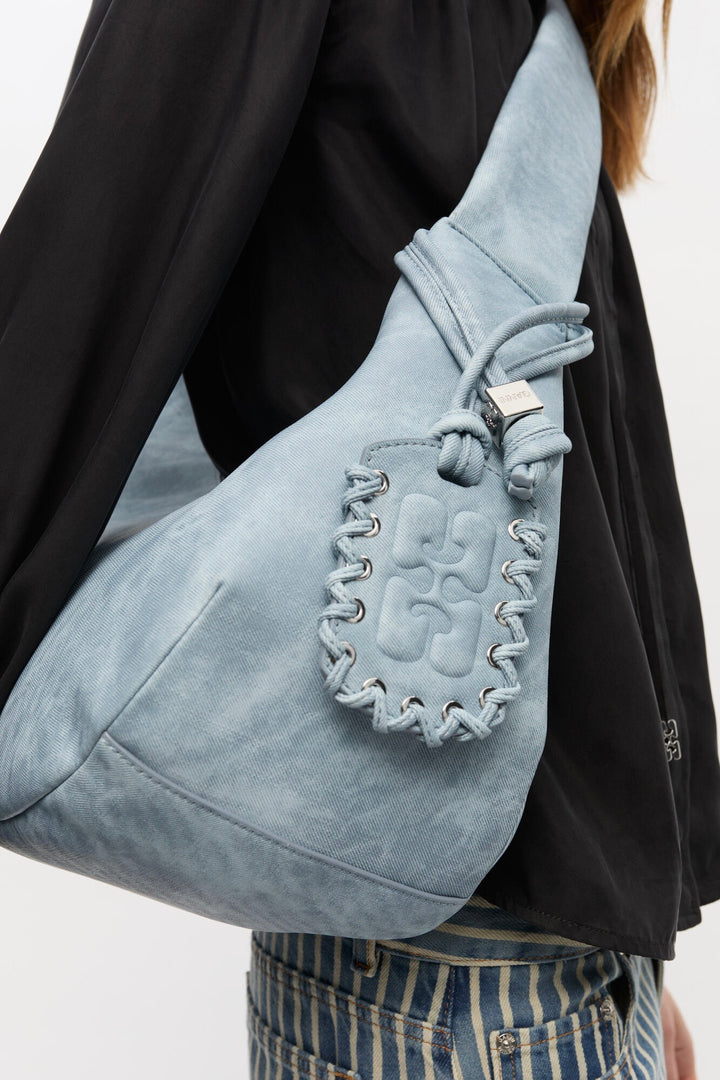 GANNI Bleached Medium Hobo Bag - Dale