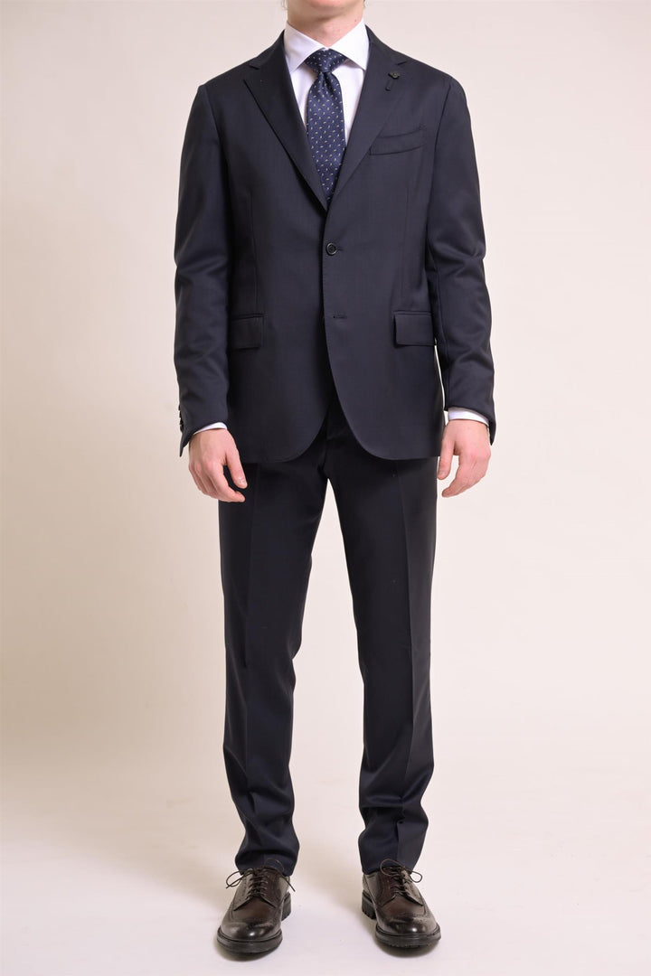 LARDINI Man Woven Trousers Special Line Navy - Dale
