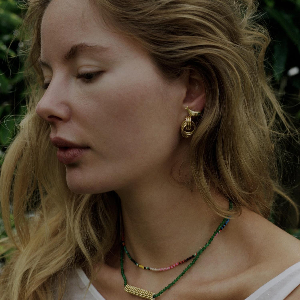 ANNI LU Triplet Earring Gold - Dale