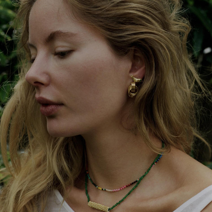 ANNI LU Triplet Earring Gold - Dale