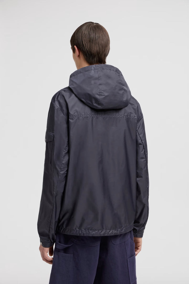 MONCLER Etiache Hooded Rain Jacket Navy - Dale