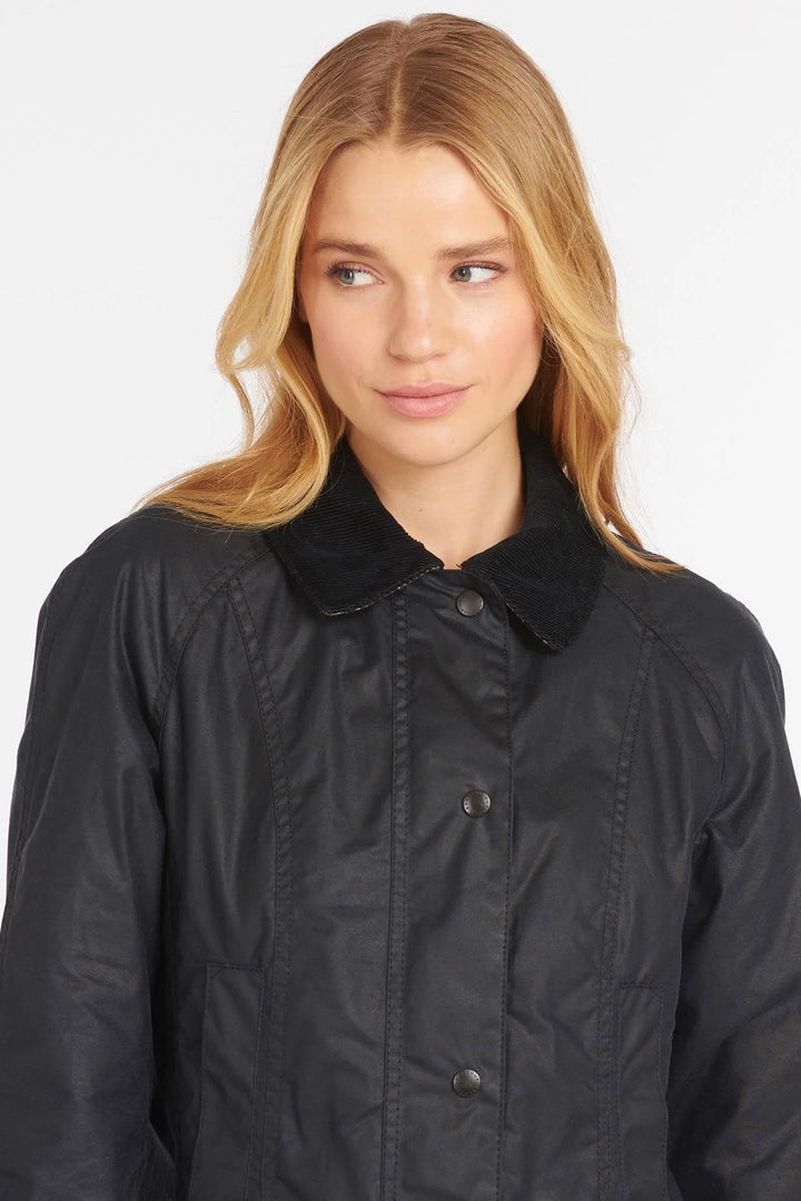 BARBOUR Beadnell Wax Jacket Navy - Dale