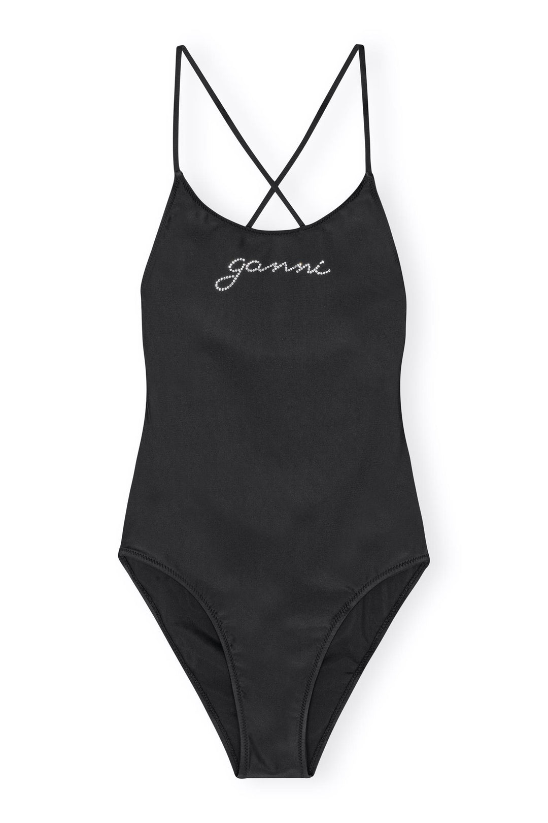 GANNI Graphic Tie String Swimsuit - Dale