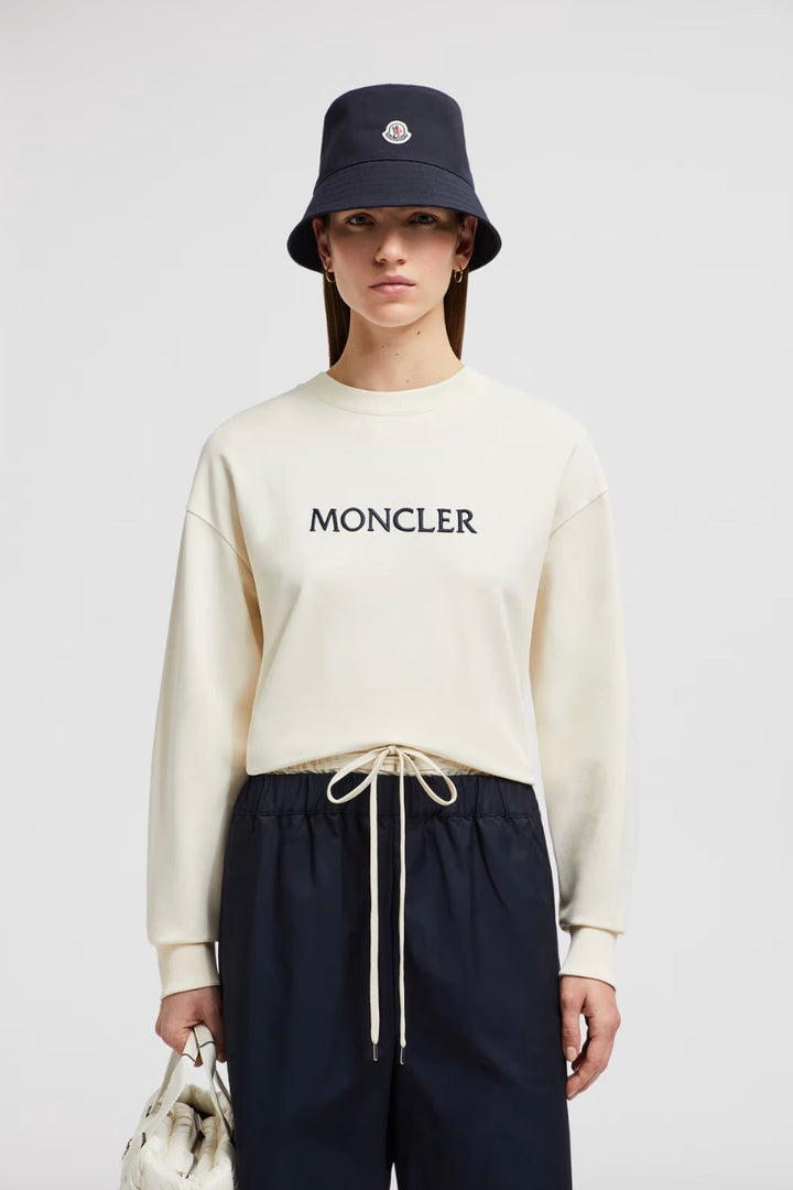 MONCLER Embroidered Tonal Logo Sweatshirt - Dale