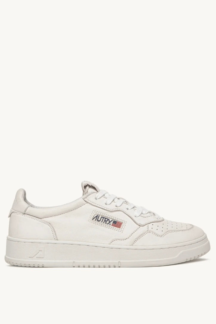 AUTRY Medalist Low Women Solid Goat White - Dale