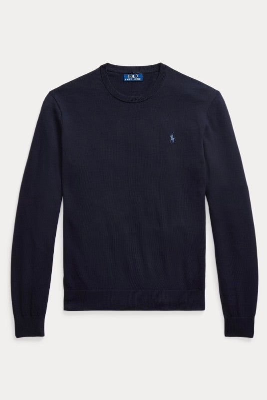 POLO RALPH LAUREN Cotton-Cashmere Crewneck Jumper Hunter Navy - Dale