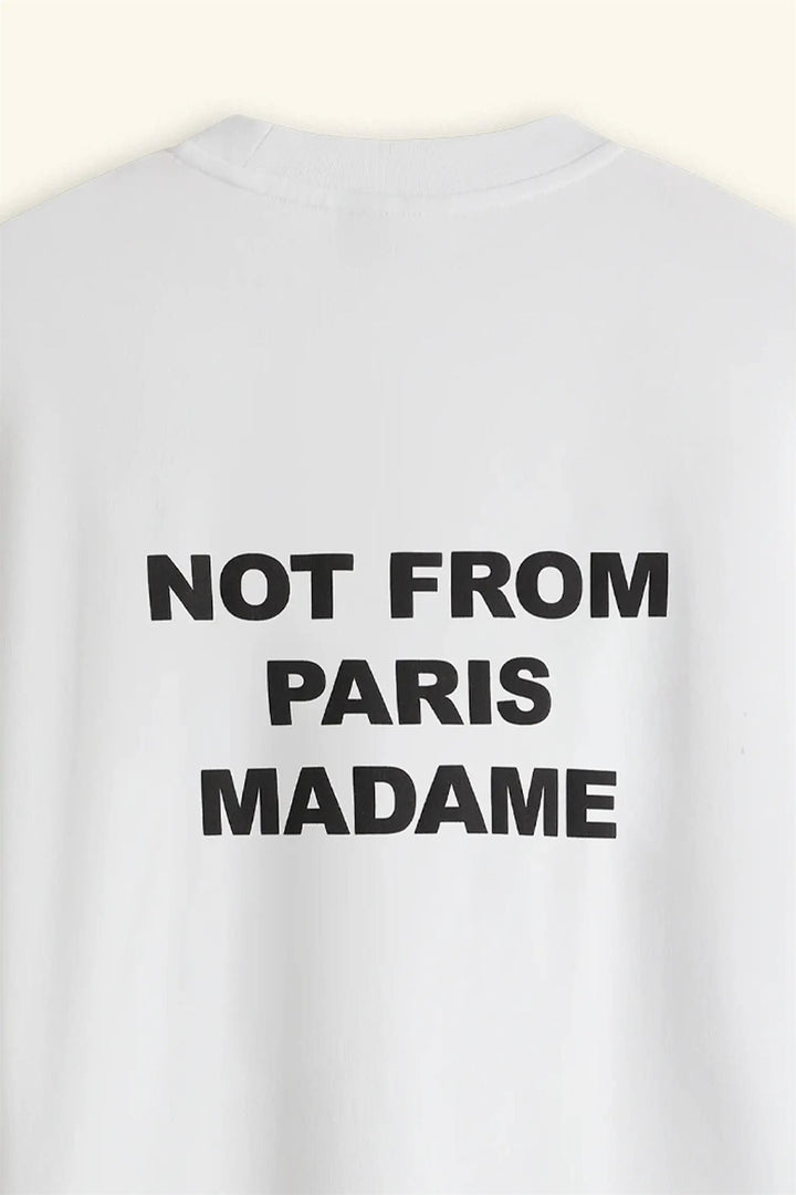 Drôle de Monsieur Le T-shirt Slogan Optic White - Dale