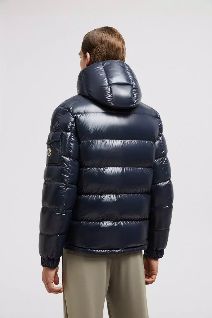 MONCLER Maya Short Down Jacket Night Blue - Dale