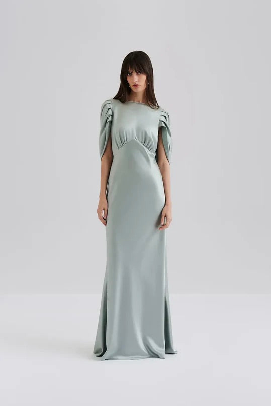 BY MALINA Louise Maxi Dress Sage - Dale