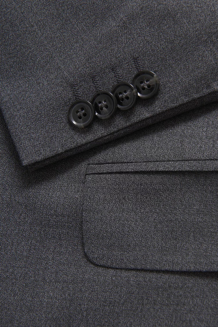 OSCAR JACOBSON Edmund Blazer Suede Grey - Dale