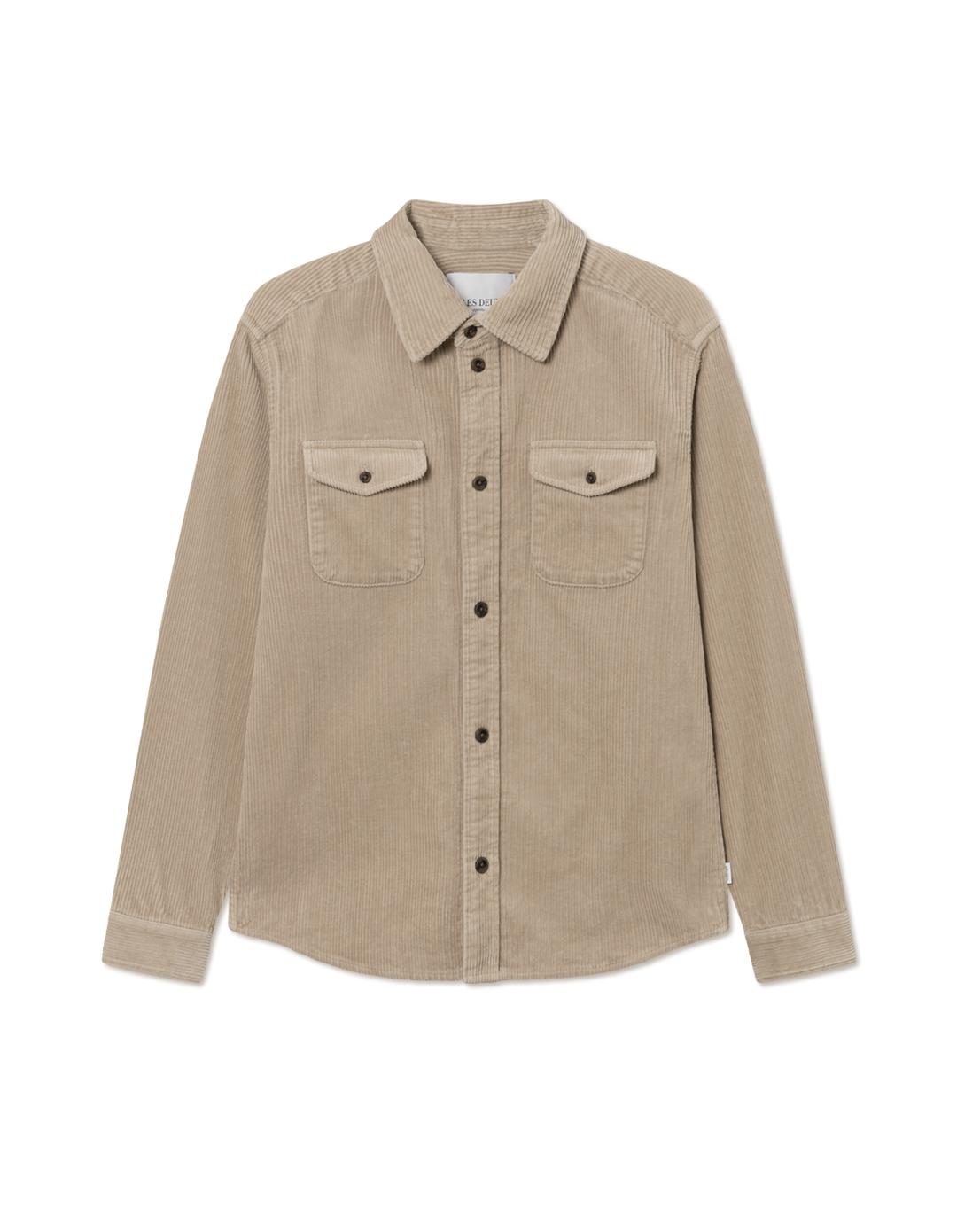 LES DEUX Kody Heavy Corduroy Overshirt Light Desert Sand - Dale