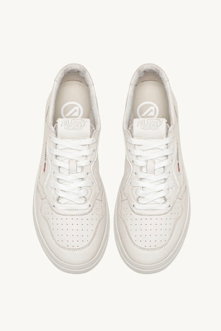AUTRY Medalist Low Women Solid Goat White - Dale