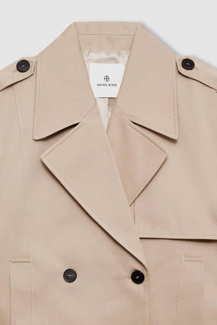 ANINE BING Greer Jacket Oatmeal - Dale