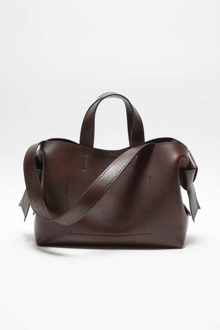 ACNE STUDIOS Musubi Midi Tote Dark Brown - Dale