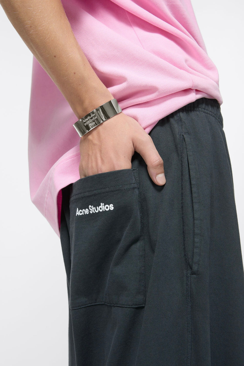 ACNE STUDIOS Engraved Logo Bracelet - Dale
