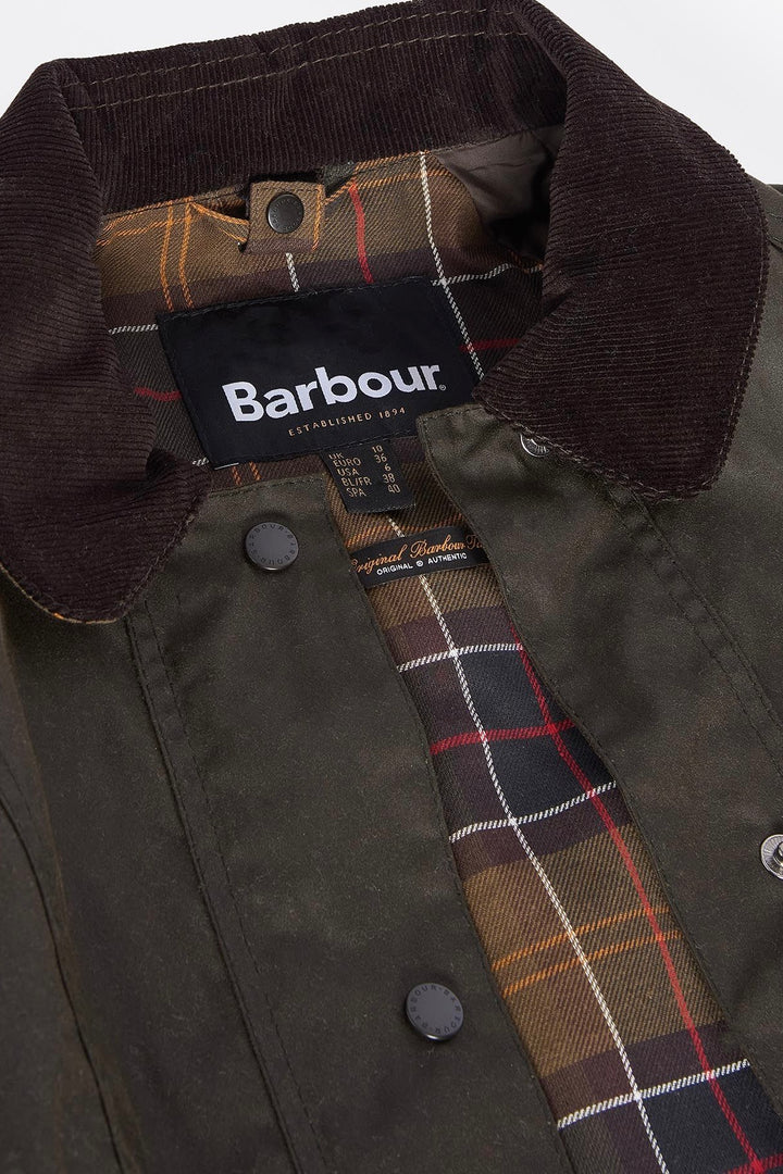 BARBOUR Classic Beadnell Wax Jacket Olive - Dale