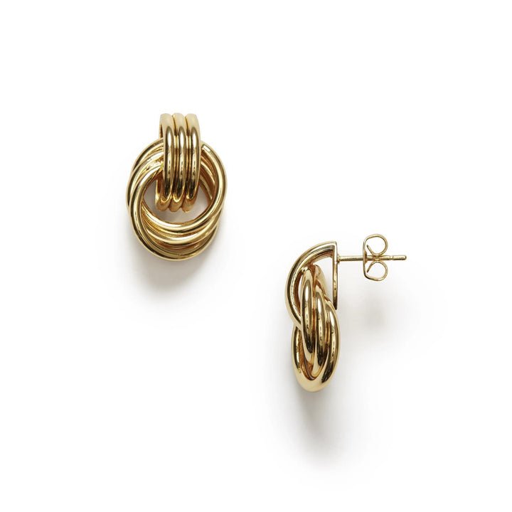ANNI LU Triplet Earring Gold - Dale